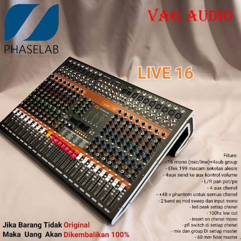 MIXER PHASELAB LIVE 16/ LIVE16