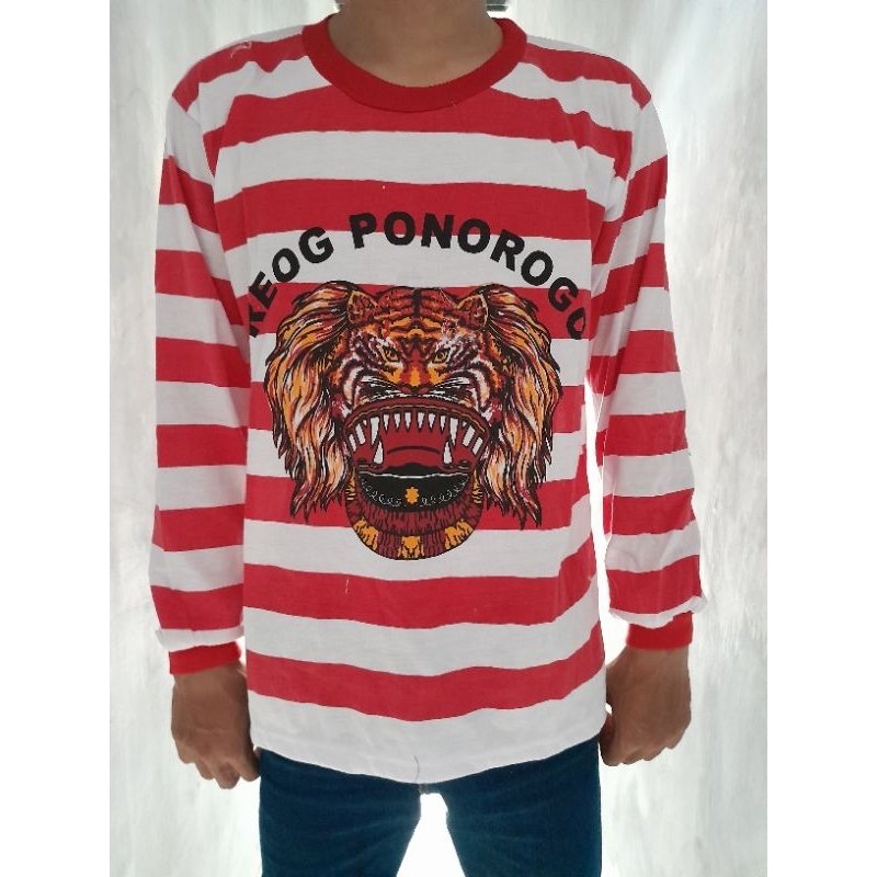 KAOS REOG PONOROGO LOREK LENGAN PANJANG