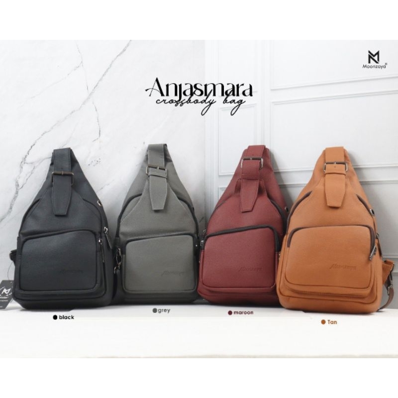 Tas Slempang Pria Anjasmara Crossbody by Moonzaya