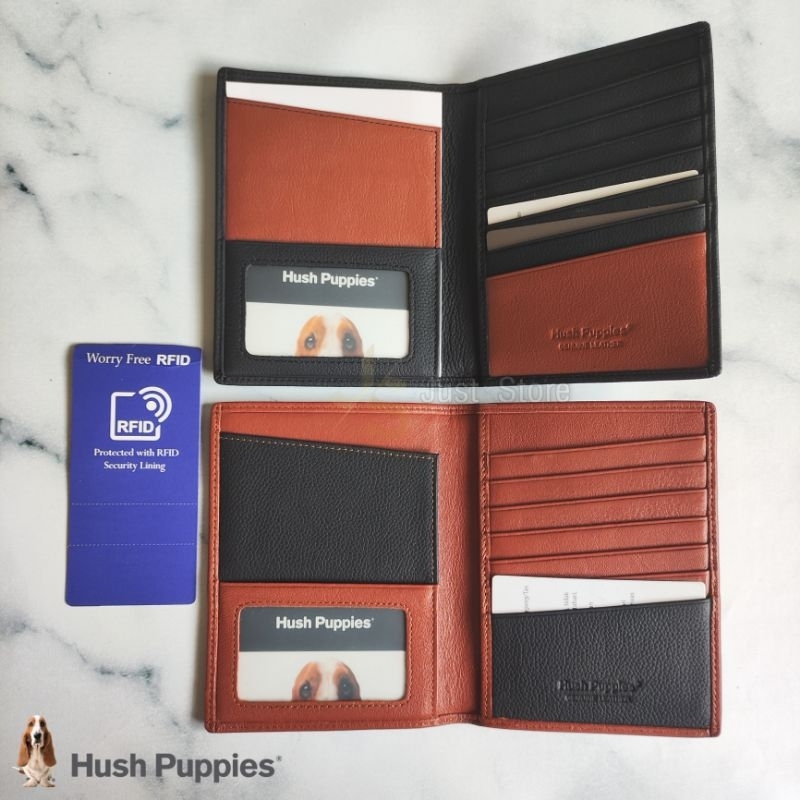 Dompet Passport RFID Hush Puppies - Pablo Passport H204
