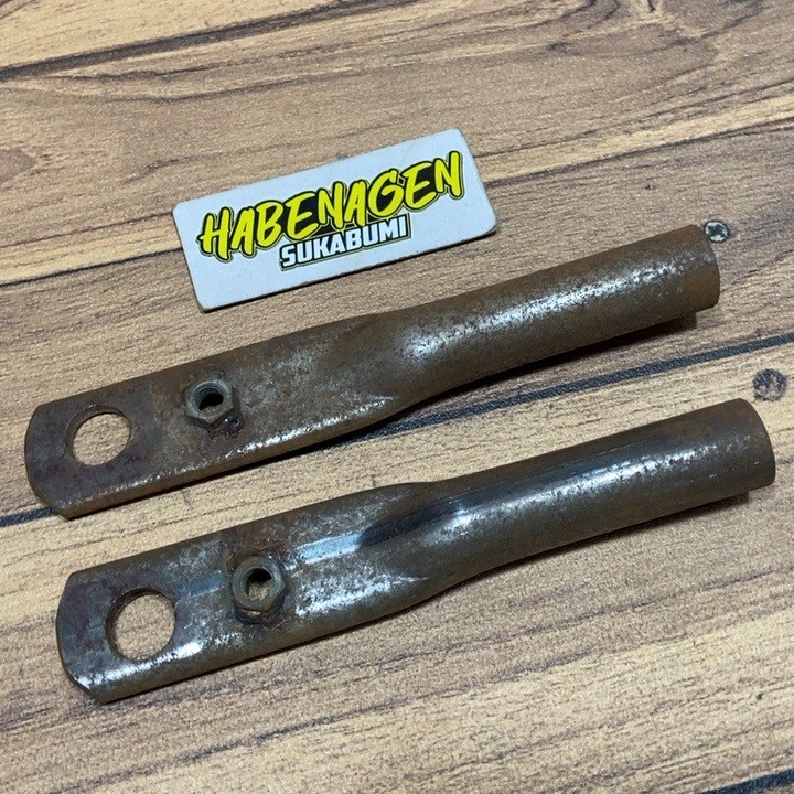 Sambungan Patahan Potongan Rangka Belakang Pipa Frame Buntut Honda Cb 100 125 Cb100 Cb125 Model Ori