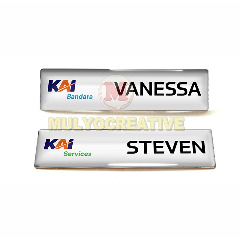

PAPAN NAMA DADA KAI NAMETAG - NAME TAG KAI KERETA API