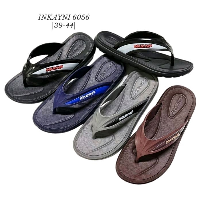 Sandal Jepit INKAYNI 6056 (39-44)/Sandal Jepit Pria/Sandal Karet Pria/Sandal Jepit/Sandal Jepit Kare