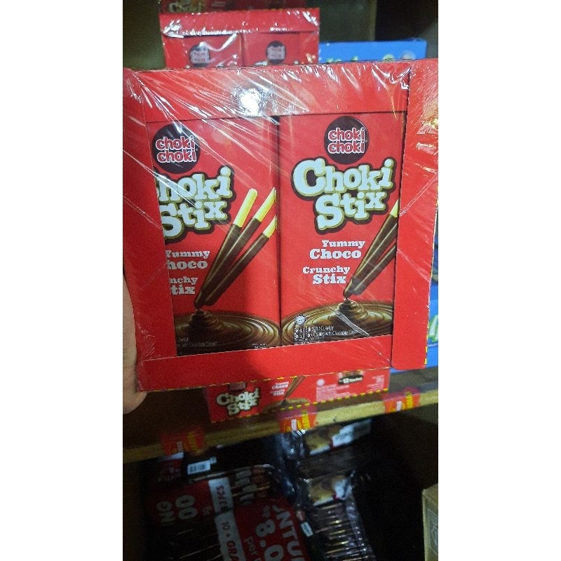 

coki stik rasa coklat 1box isi 12