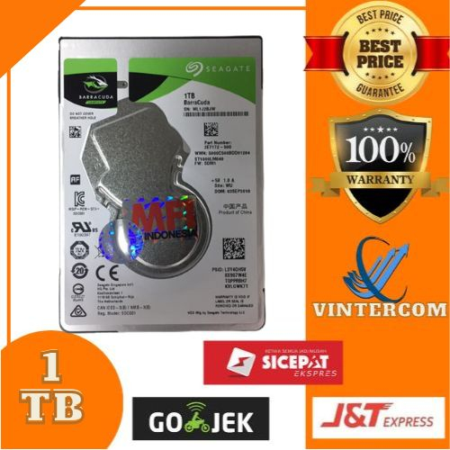 Hardisk HDD Laptop Seagate 1TB  Internal 2,5" RESMI