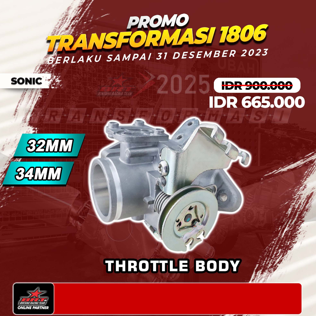 Throttle Body/TB Sonic - BRT Promo 1806