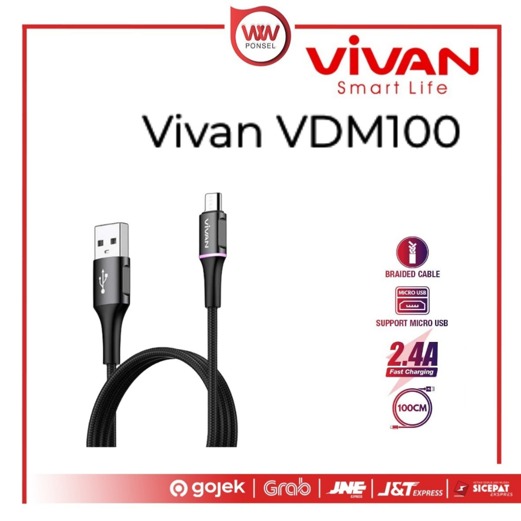 Vivan VDM100 USB A To Micro 100cm