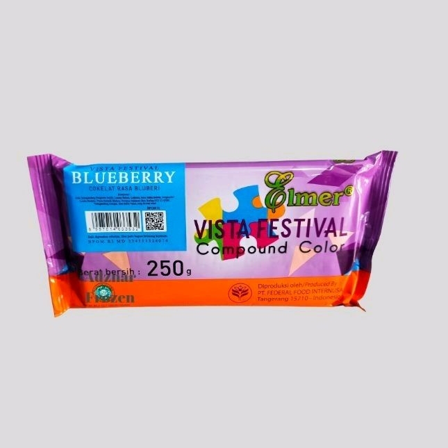 

Elmer Compound rasa blueberry 250g/ coklat batang rasa blueberry