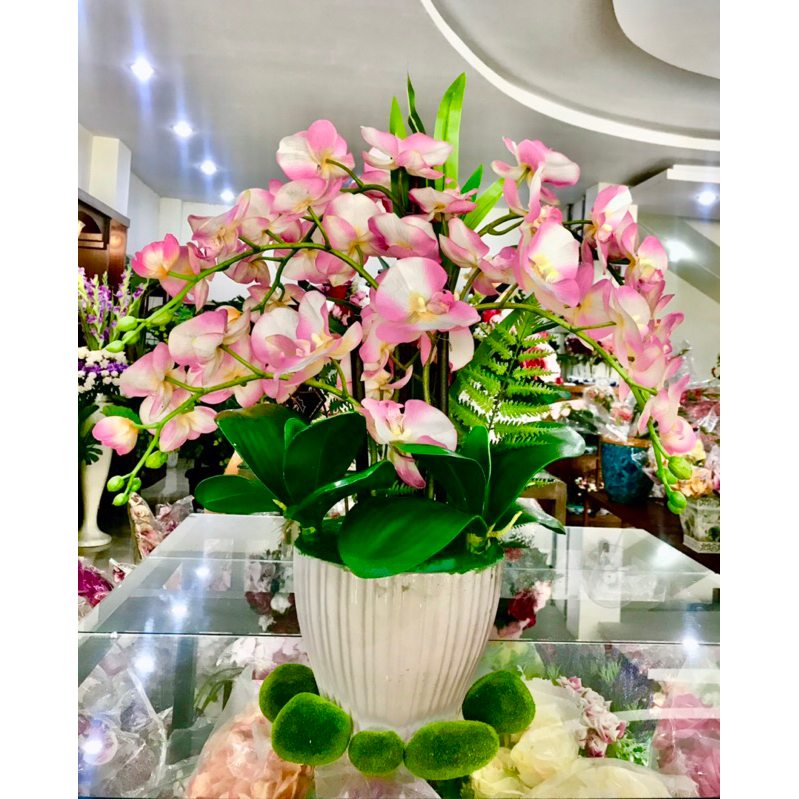 Bunga Rangkai /Anggrek Latex / Bunga meja / Bunga sudut