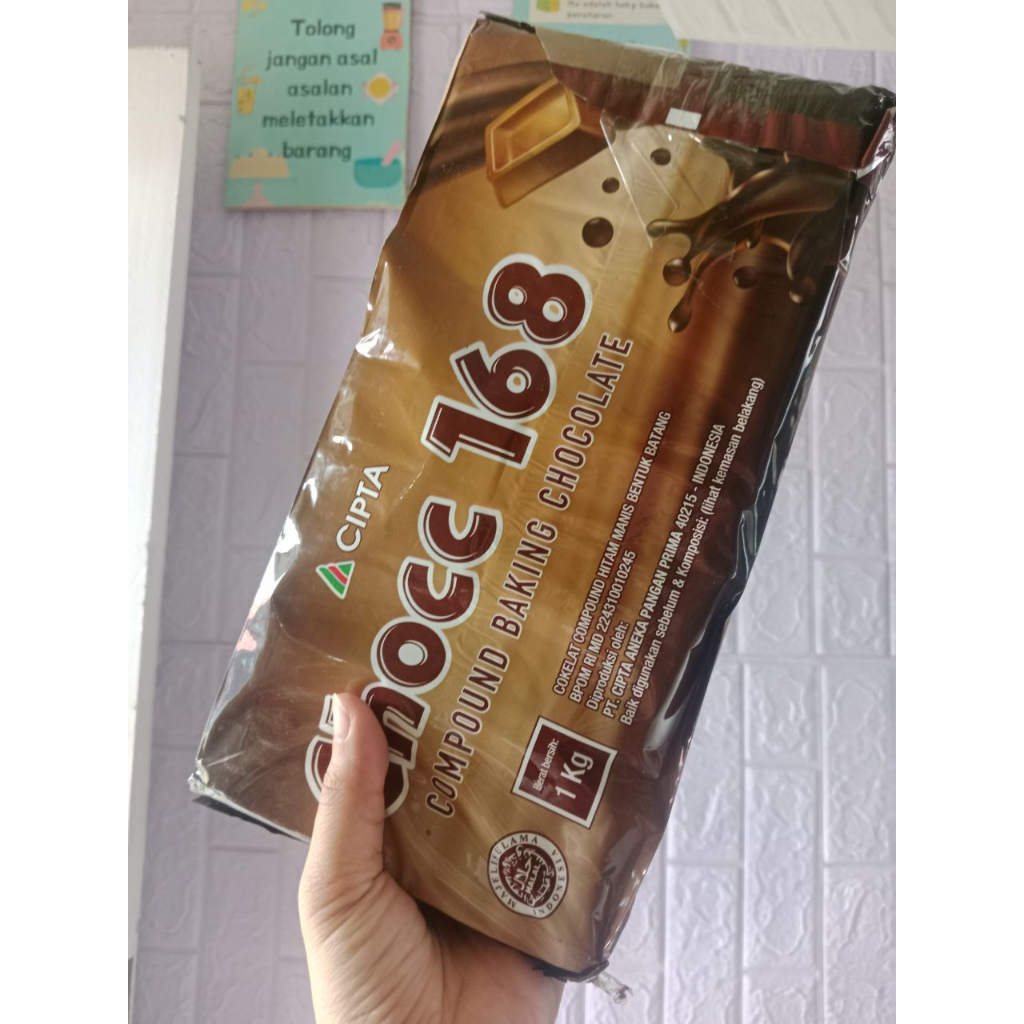 

CHOC CHOCC 168 COKLAT COMPOUND BATANG 500GR