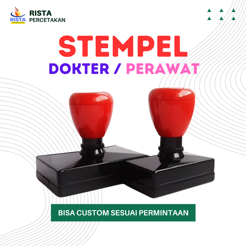 

Stempel Dokter Perawat Administrasi Perlengkapan Sekolah Perlengkapan kantor bisa Custom Harga Terjangkau Murah