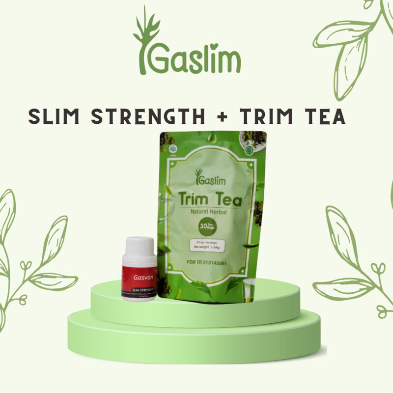 

Gasvon - Paket Bundling Slim Strenght + Trim Tea