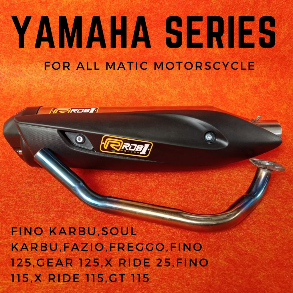 Knalpot Racing ROB1 Nmax Old Nmax New Aerox 155 Aerox New Connected mio fullsystem