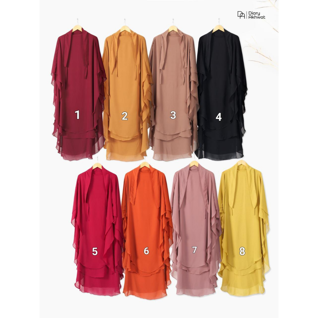 Diaryakhwat.id Khimar FK Sifon Arab Panjang Premium Quality