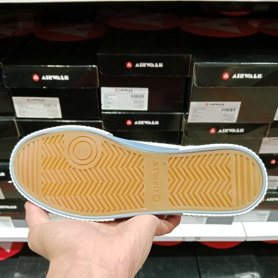 【PROMO】- Airwalk Thea Womens Sneakers Shoes - White blue AIWXF230116W