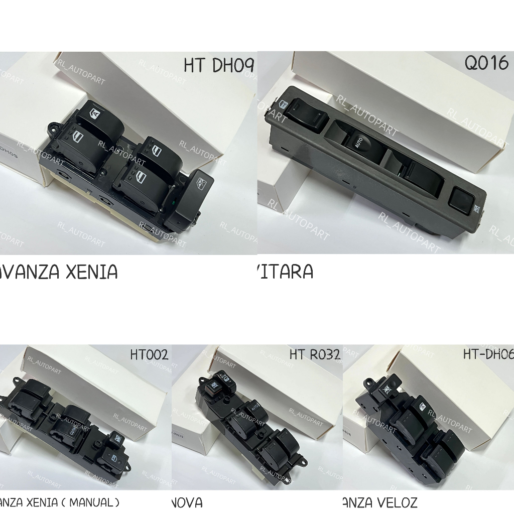 (Koleksi saklar jendela mobil)saklar master power window -Saklar Jendela Supir Main -/AVANZA XENIA/V