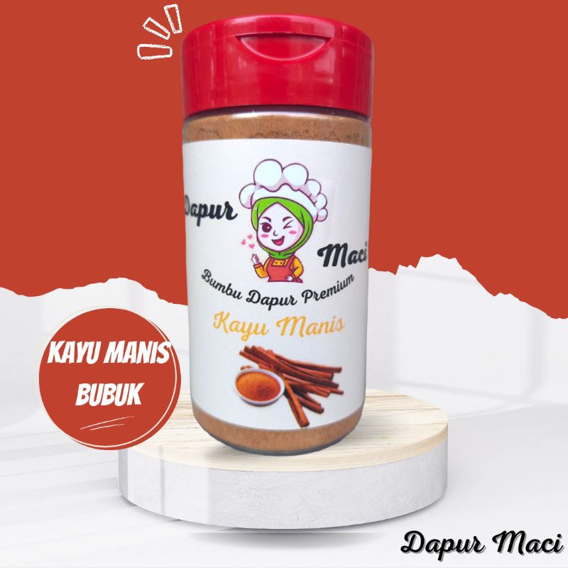 

Kayu Manis Bubuk / Ground Cinnamon / Bumbu Dapur Bubuk Botol 50 Gr - Dapur Maci