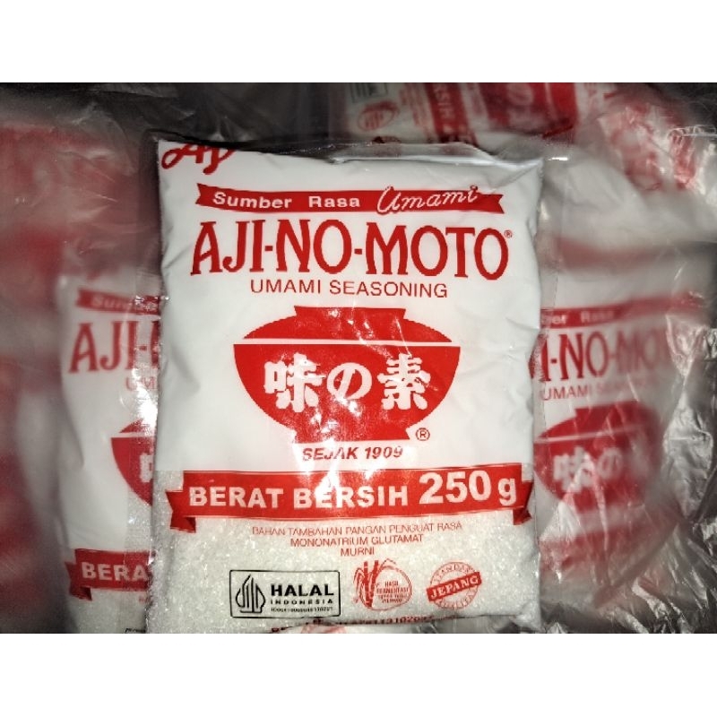 

AJINOMOTO 250gr (1bal isi 10 pcs) Penyedap Rasa MSG