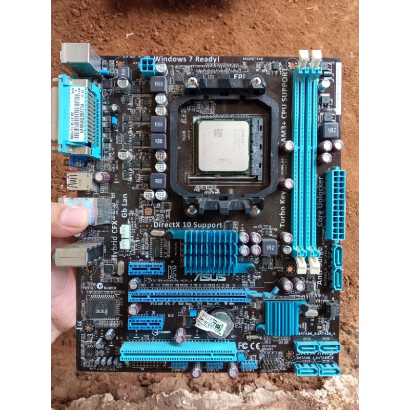 Motherboard Asus Am3+ Prosesor Amd FX 8320e 8 Core 8 thread