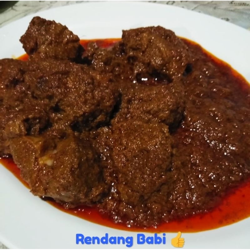 

Rendang babi frozen