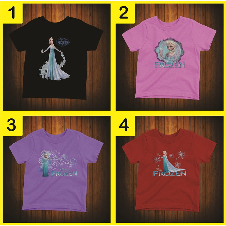 Kaos Elsa Frozen Kaos Anak Kaos Frozen Kaos Elsa Kaos Anak Custom Kaos Anak Desain Nama Kaos Bayi Ka