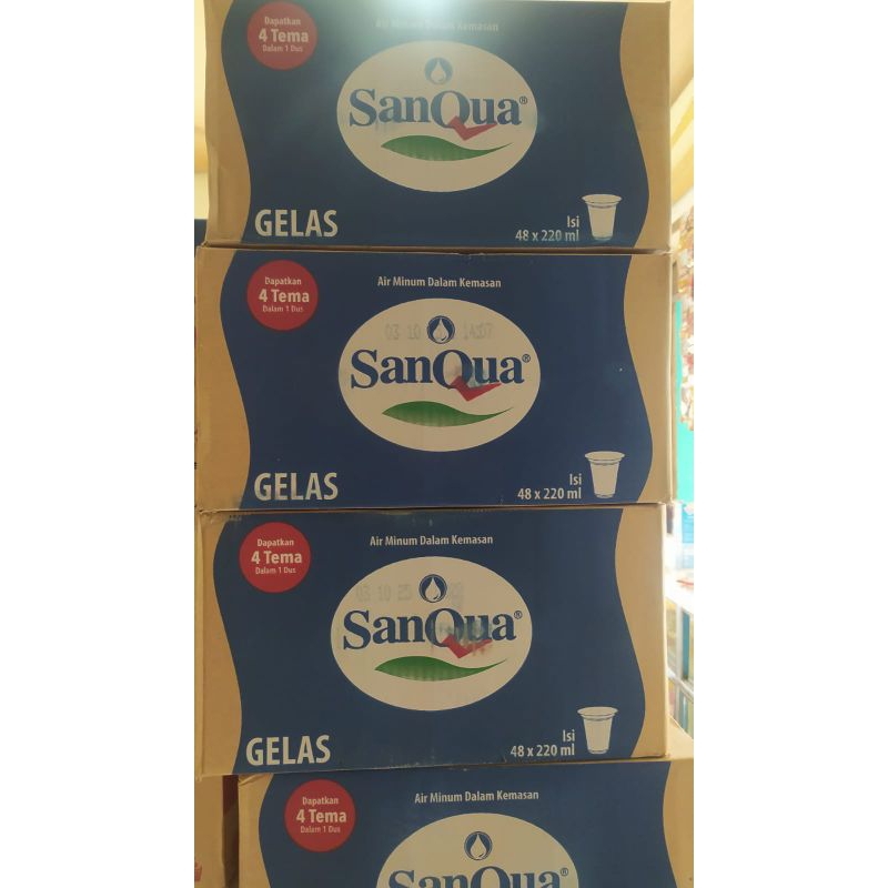 

SanQua gelas 48/220 ml/dus