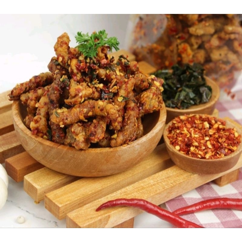 

USUS CRISPY GURIH RENYAH DAUN JERUK/PEDAS ORI