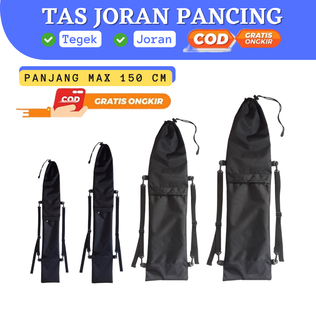 GROSIR TAS JORAN & TEGEK PANCING BAHAN CORDURA NYLON WATERPROOF ANTI AIR MURAH MODEL TERBARU 2024 GE