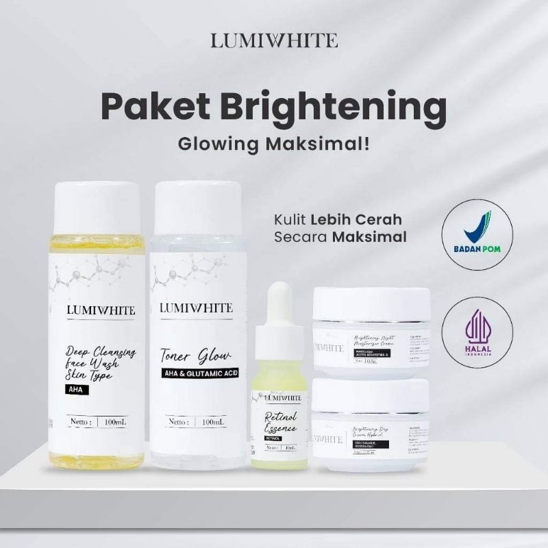 Skincare Lumiwhite Paket Whitening
