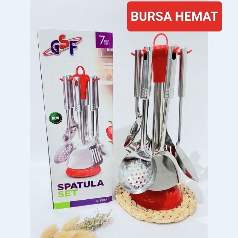 Sutil Spatula Set Stainless GSF - 4407. Kitchen Utensil Set .