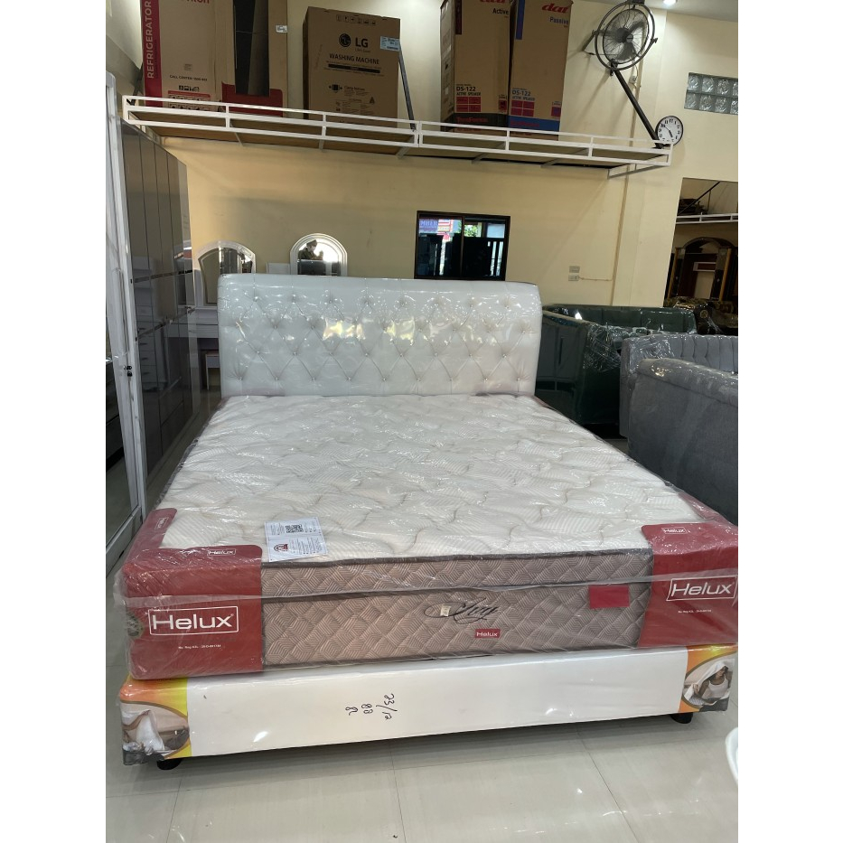 Springbed Kasur Helux Ivy Fullset Custom Tempat Tidur Latex