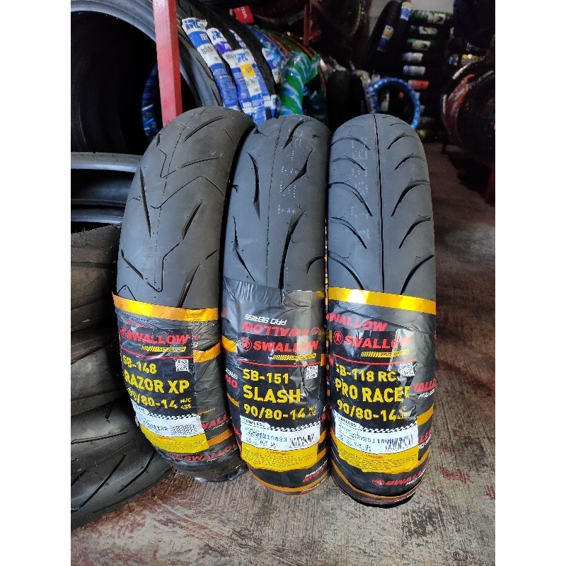 Ban Swallow slash Swallow Razor Proracer 80/90-14 90/90-14 80/80-14 90/80-14 100/80-14 110/80-14 120