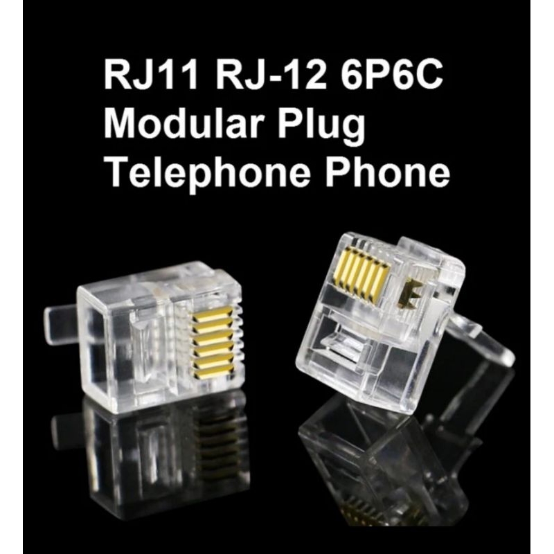 Connector RJ11 RJ12 6Pin