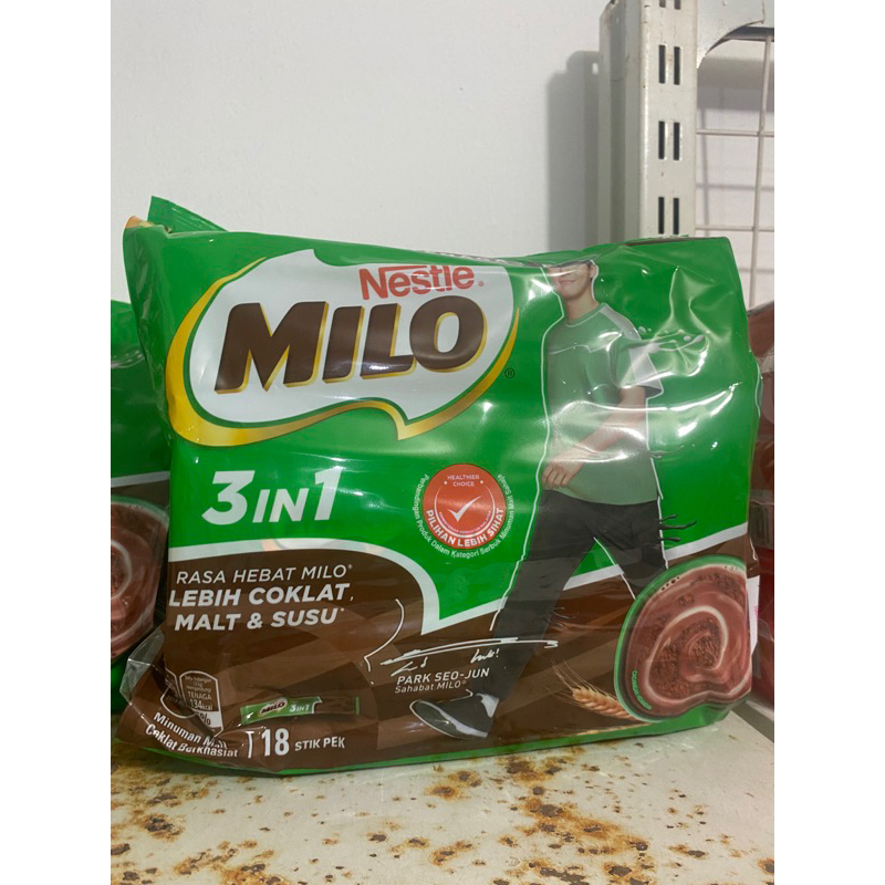 

milo 3 In 1 (milo malaysia isi 18 stik)