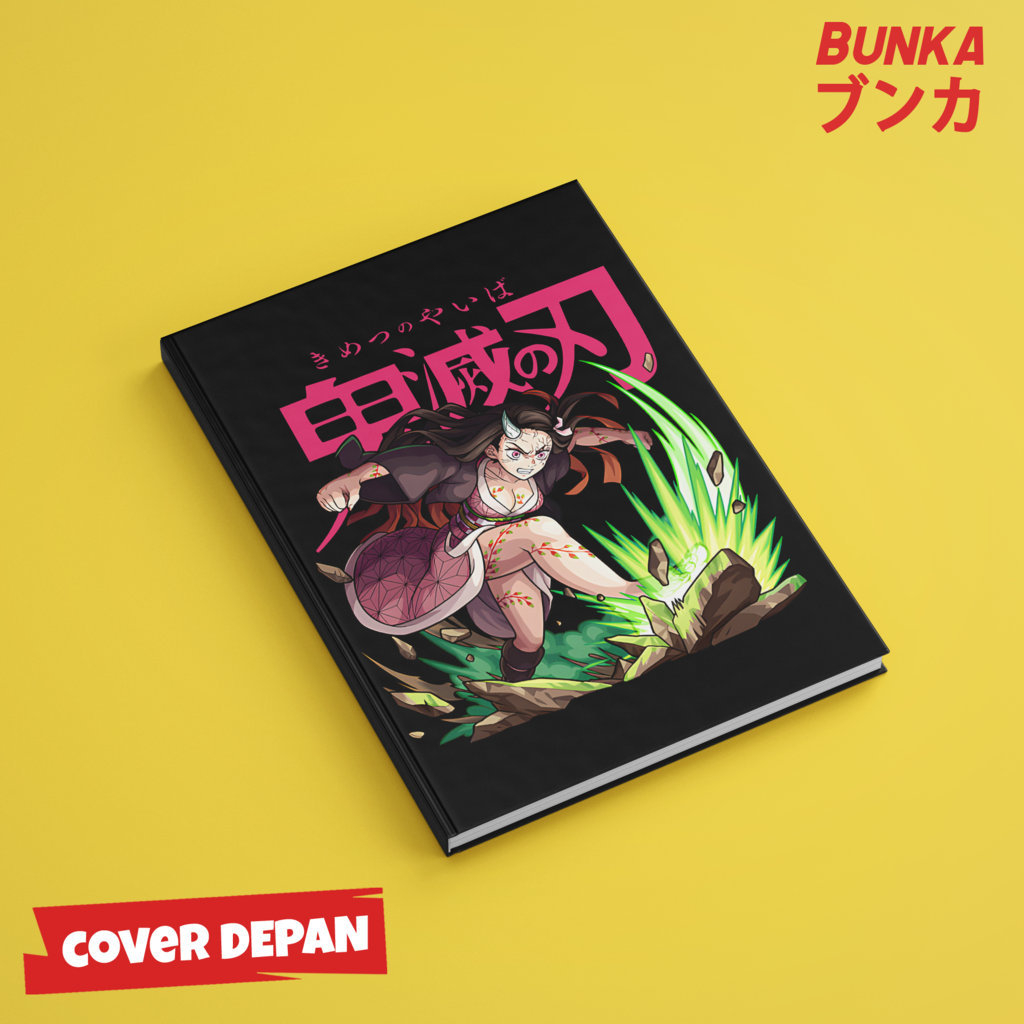 

Note Book Aesthetic Anime Kimetsu no Yaiba Demon Slayer Nezuko Kamado Design Hardcover A5 Buku Tulis Catatan Notes Agenda Planner Jurnal vintage buku catatan story book kado anniversary valentine cowok cewek murah