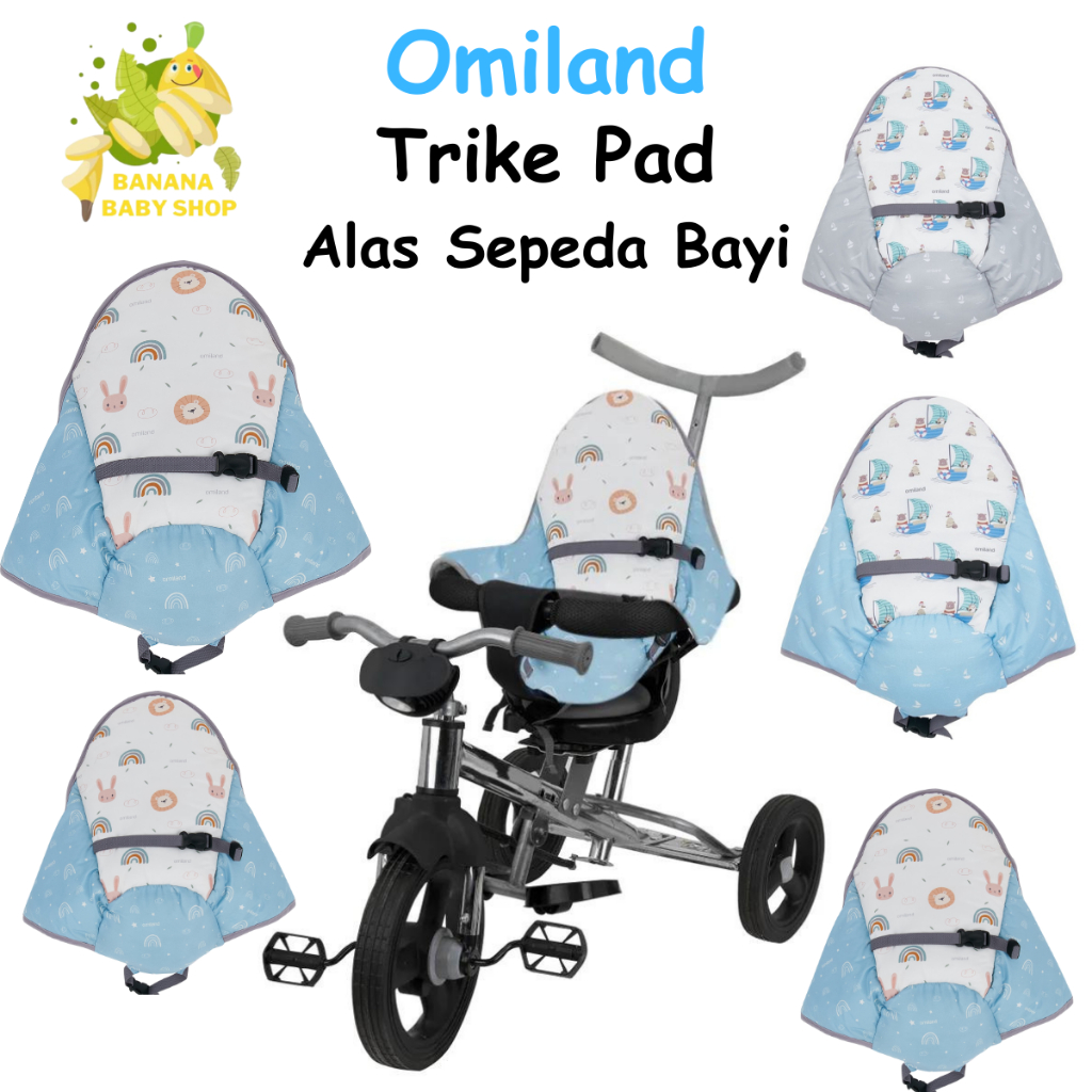 Omiland Alas Kursi Dorong Bayi Trike Pad Rainbow & Sailor Series - Alas Duduk Kursi Dorong