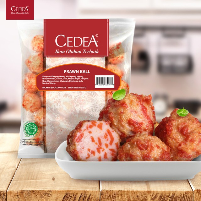 

CEDEA SALMON BALL PREMIUM, OLAHAN SALMON 500gr SUPER ENAK