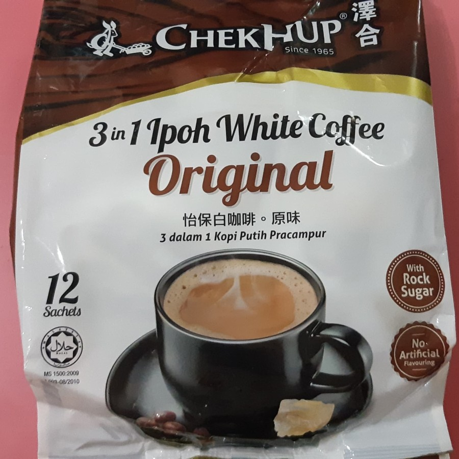 

[Ready Stock]bisa COD Chek Hup 3 in 1 Ipoh White Coffee Original - 14 Desmber 2023