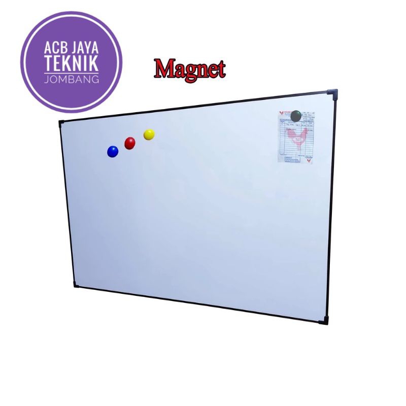 

Whiteboard Magnet 80 x 120 cm / Papan Magnet 80 x 120 cm