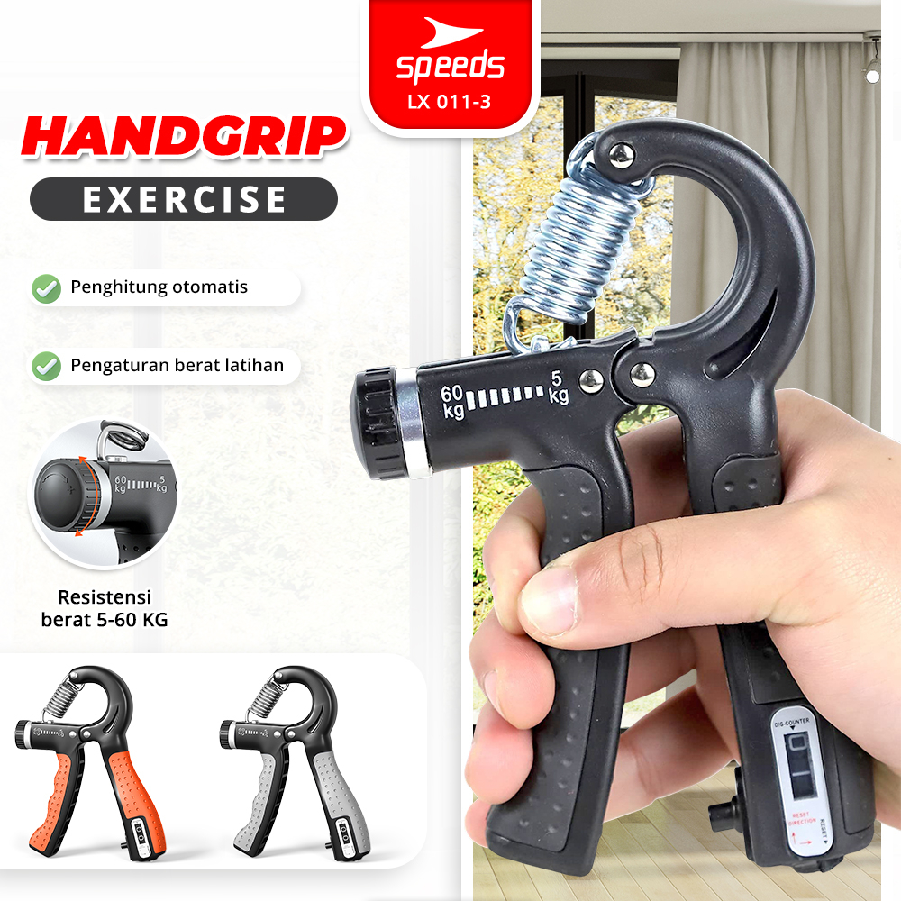 Foto SPEEDS Handgrip Hand Grip  Alat bantu fitness Otot lengan Tangan Portable  011-3