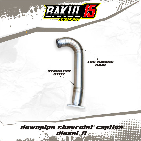 downpipe chevrolet captiva diesel fl