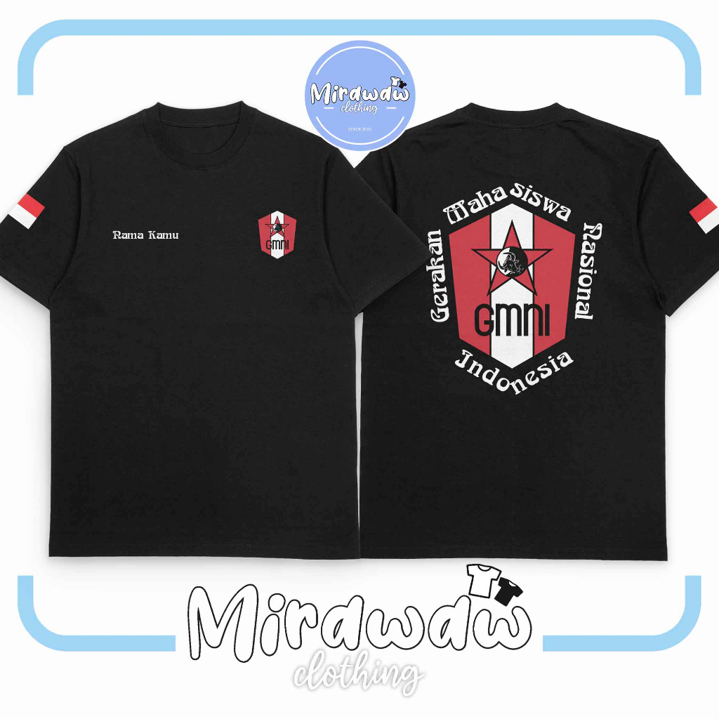 Kaos Baju GMNI Gratis Nama Kamu Kaos Distro