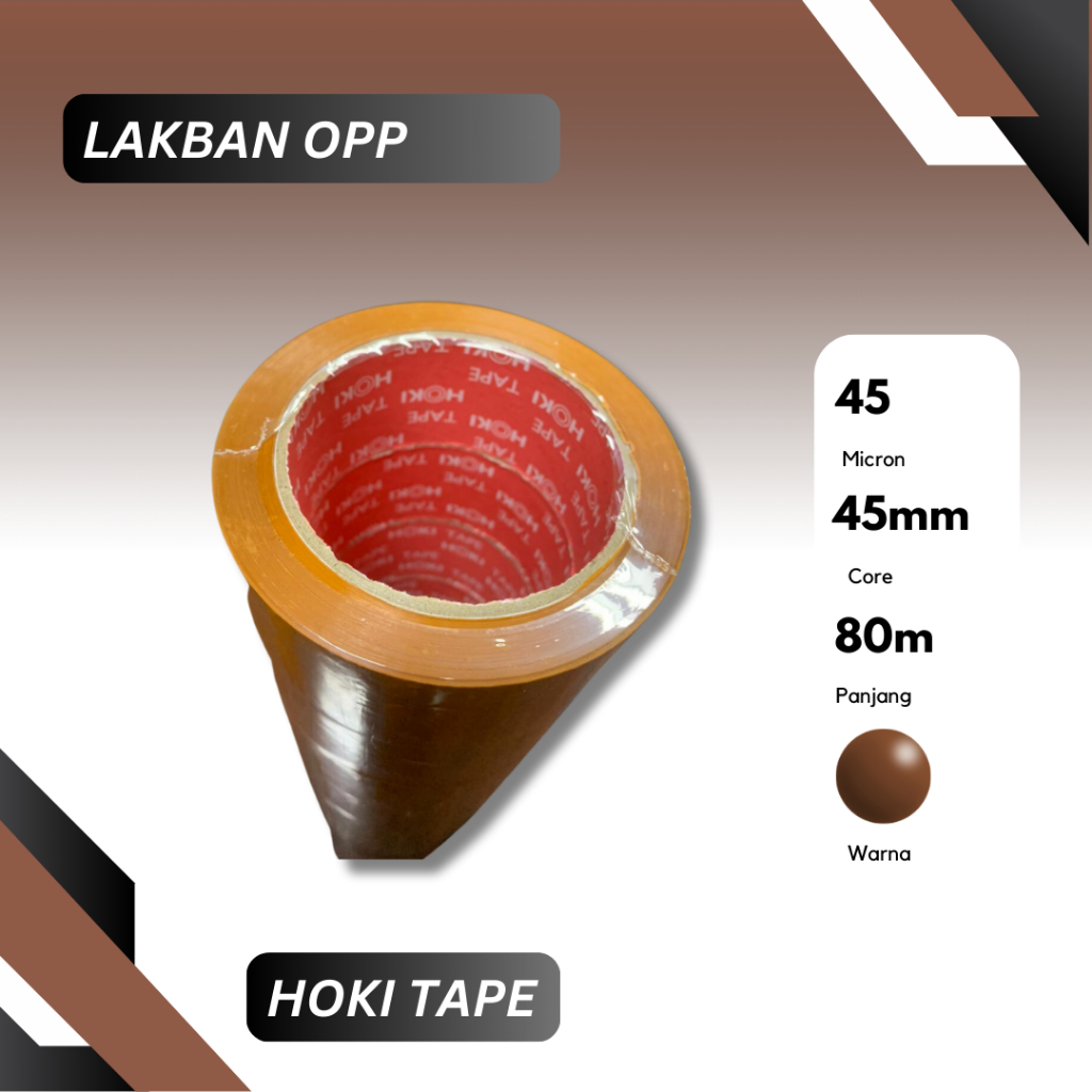 

LAKBAN OPP 45 mm x 80M - C 80 METER FULL