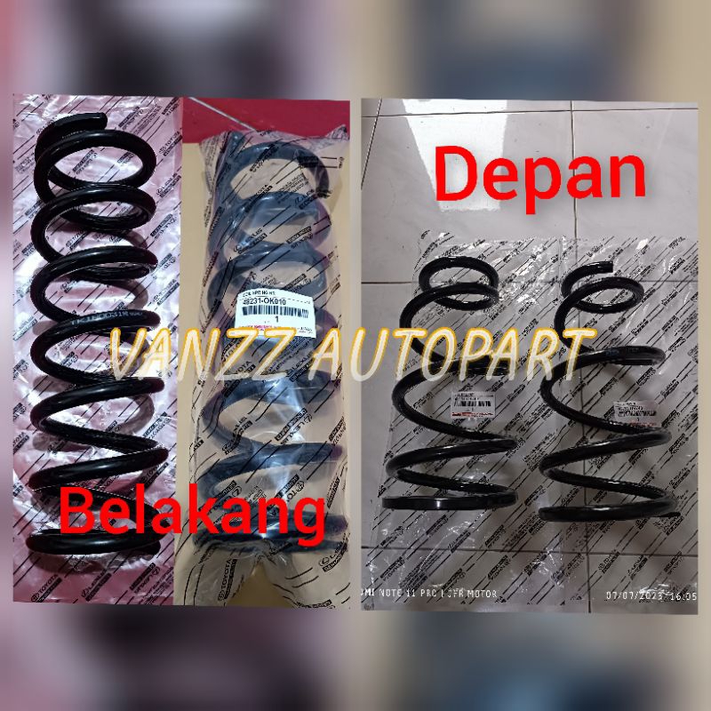 per keong Toyota Innova reborn Innova lama depan belakang 1 set 48231/48131-OK150/OK740