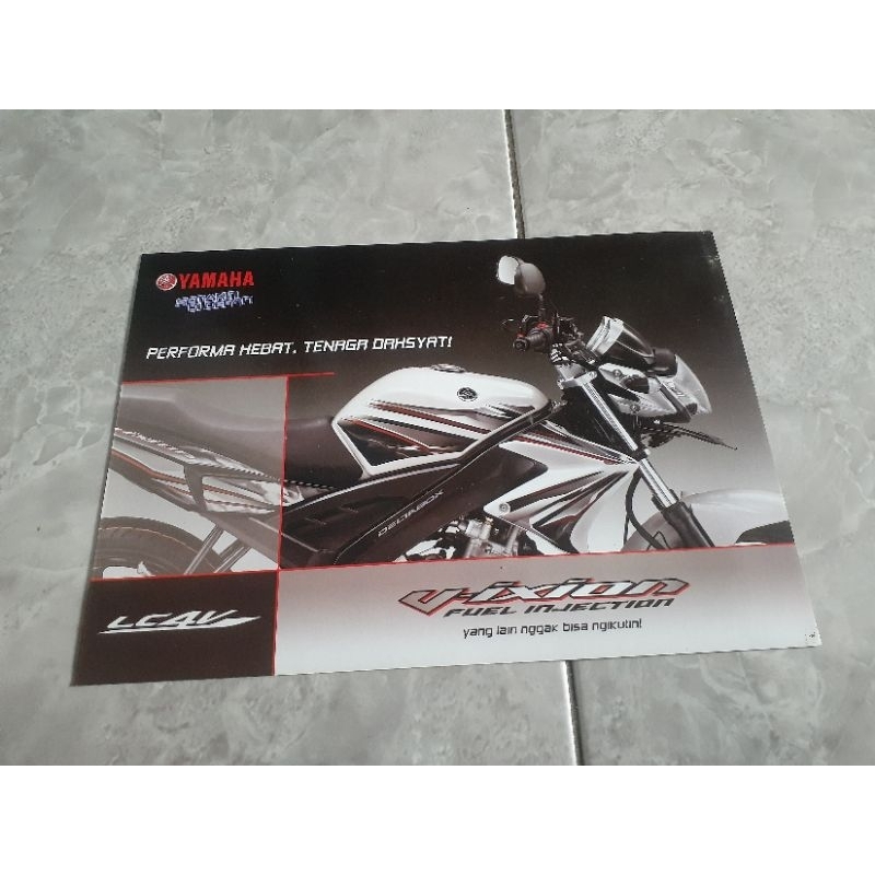 brosur Poster leaflet Yamaha Vixion 2011