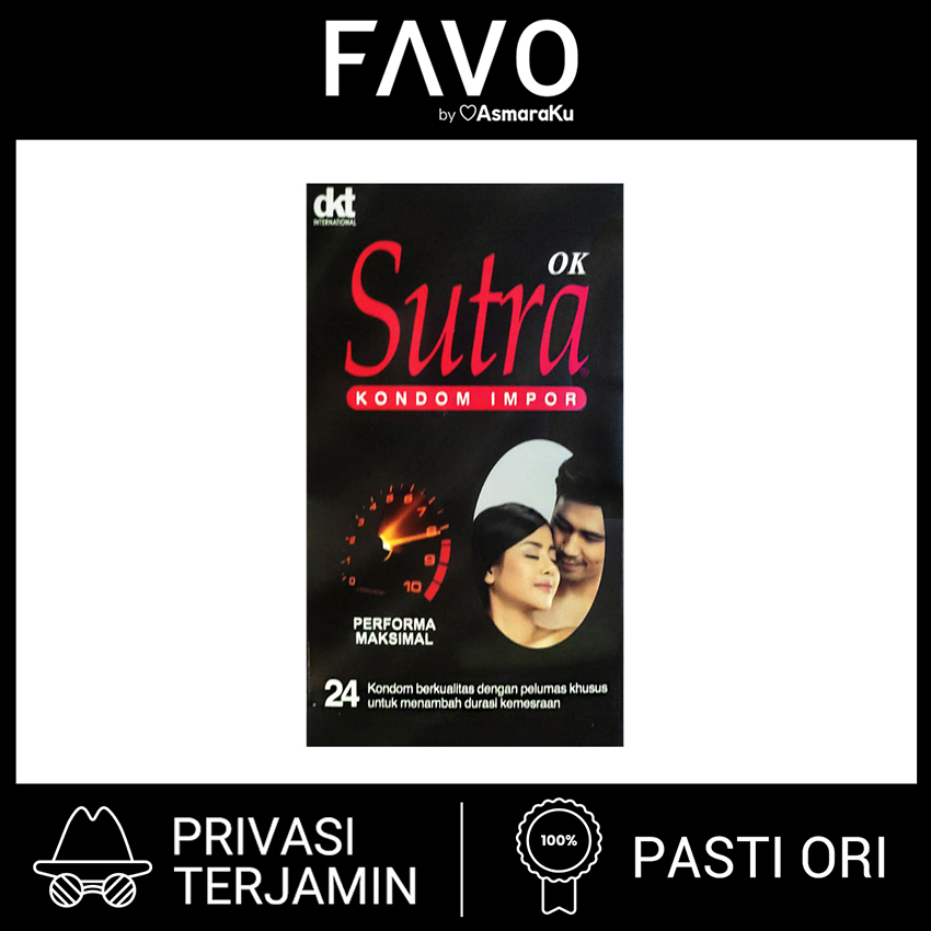 Kondom Sutra OK isi 24 Pcs - Kondom Hitam Sutra