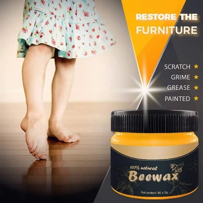 Beewax Polish for Wood Floors Pengkilap Cat Kayu Pernis Kayu Anti Rayap