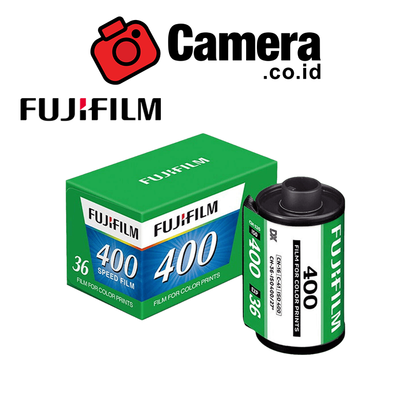 FUJIFILM 400 36exp  Roll Film Warna ISO 400 untuk Fotografi Analog