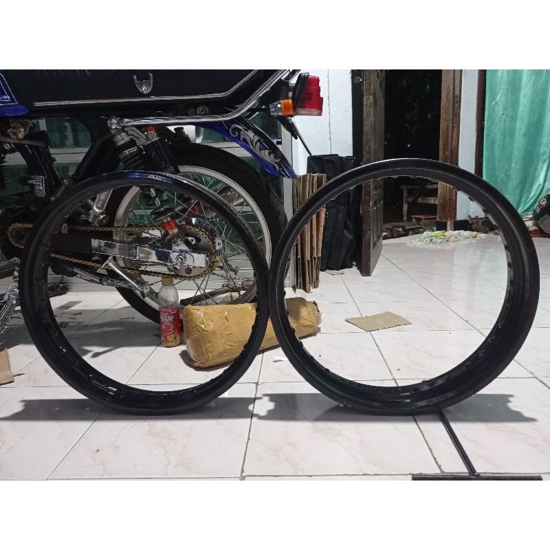 VELG PELEK PELK DID HM HITAM RIM BESI UKURAN 17 X 140 160 185 215 250 ORIGINAL COPOTAN MOTOR