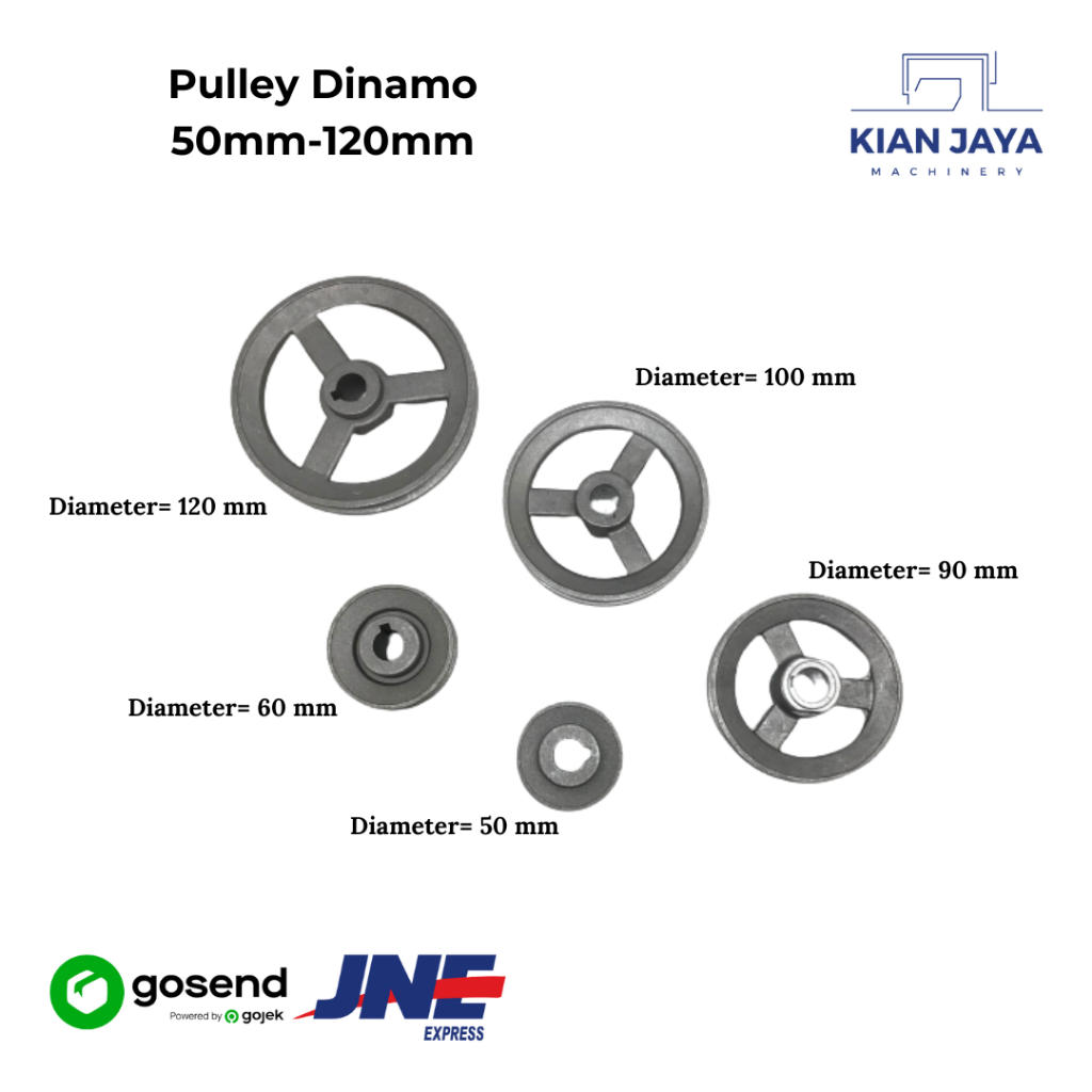 Pulley Dinamo Mesin Jahit , Pasang Kancing